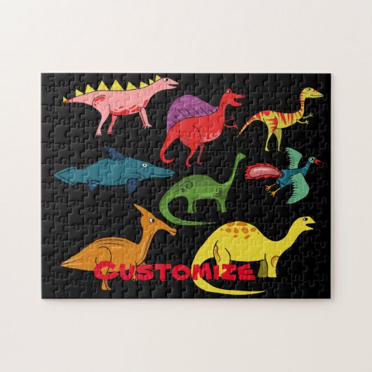 Cute Dinosaur Collectie Thunder_Cove Legpuzzel (Horizontaal)