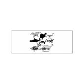Cute Dinosaur Collectie Thunder_Cove Rubberstempel (Gestempeld)