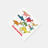 Cute Dinosaur Collectie Thunder_Cove Servet (Hoek)