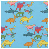 Cute Dinosaur Collectie Thunder_Cove Stof (Close Up)
