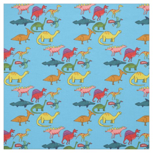 Cute Dinosaur Collectie Thunder_Cove Stof (Swatch)