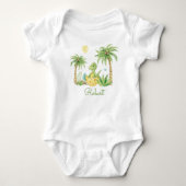 Cute Dinosaur Egg Romper (Voorkant)
