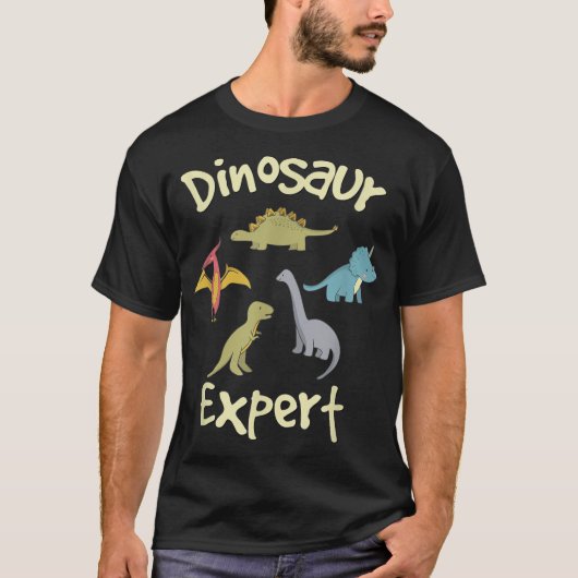 Cute Dinosaur Expert Design T-shirt (Voorkant)