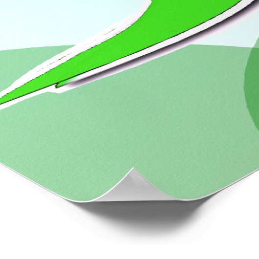 Cute Dinosaur Family Little Pink Dino Egg Poster (Hoek)