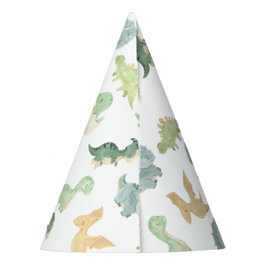 Cute Dinosaur Feesthoedjes (Achterkant)