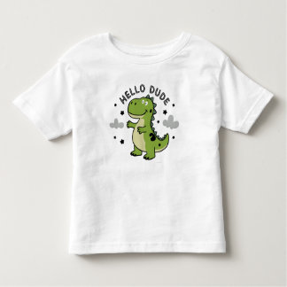 Cute Dinosaur for أطفال Kids | Hello Dude Kinder Shirts