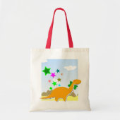 Cute Dinosaur Gift Bag Tote Bag (Voorkant)