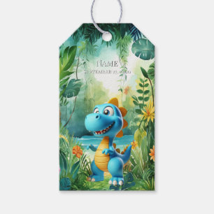 Cute Dinosaur Gift Label Cadeaulabel