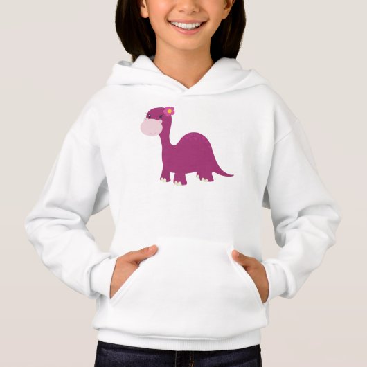 Cute Dinosaur, Girl Dinosaur, Pink Dinosaur, Dino (Voorkant)