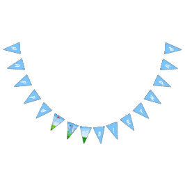 Cute Dinosaur Golf Thlek Kids Birthday Vlaggetjes