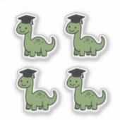 Cute Dinosaur Graduation for Parents/Teachers Sticker (Voorkant)