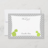 Cute Dinosaur Hartelijk dank Bedankkaart (Voorkant)