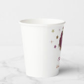 Cute Dinosaur Hatching Girl Baby shower Cups Papieren Bekers (Rechts)