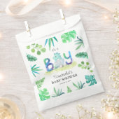 Cute Dinosaur 'Het is een jongen'-Baby shower Bedankzakje (Geknipt)