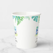 Cute Dinosaur 'Het is een jongen'-Baby shower Papieren Bekers (Links)