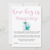 Cute Dinosaur Hoe groot is de Belly van mama? (Voorkant)