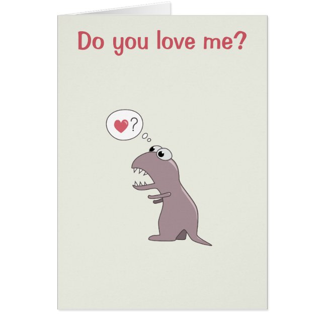 Cute Dinosaur, hou je van mij? (Voorkant)