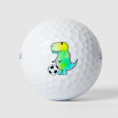 Cute Dinosaur houdt van Waterverf Golfballen (Voorkant)