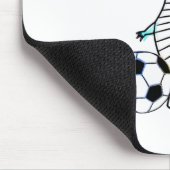 Cute Dinosaur houdt van Waterverf Muismat (Hoek)