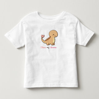 Cute Dinosaur Ik Hou Van Mijn Oma Peuter Shirt | G