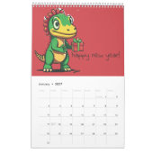 Cute Dinosaur Illustrations Kalender (Jan 2027)