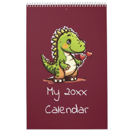 Cute Dinosaur Illustrations Kalender