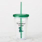 Cute Dinosaur Juice Acryl Drinkbeker (Voorkant)