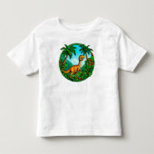 🦖 Cute Dinosaur Jungle Avontuur Cadeau ✨ Kinder Shirts (Voorkant)