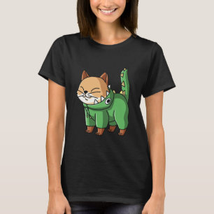 Cute Dinosaur Kat Kostuum Meisjes Jongen Meisje Ki T-shirt