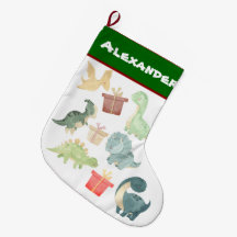 Cute Dinosaur-kerstcadeauruil