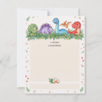 Cute Dinosaur Kids Briefkaart