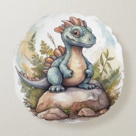 Cute Dinosaur Kinder Room Decorative Rond Kussen