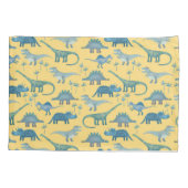 Cute Dinosaur Kussensloop (Achterkant-Links)