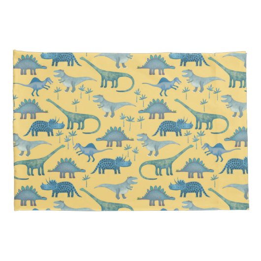 Cute Dinosaur Kussensloop (Achterkant-Rechts)