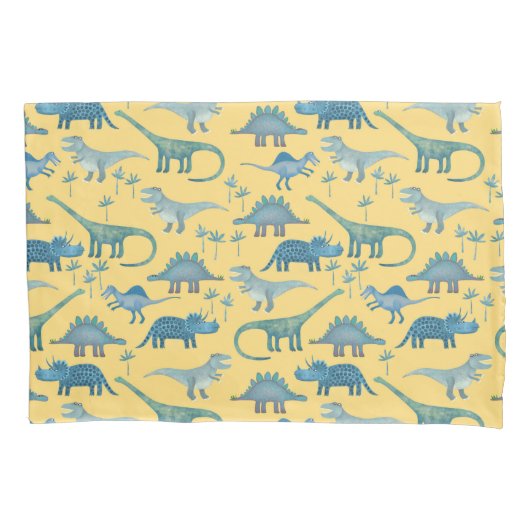 Cute Dinosaur Kussensloop (Voorkant-Links)