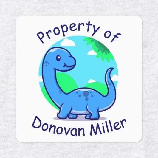 Cute Dinosaur Labels (Design 1)