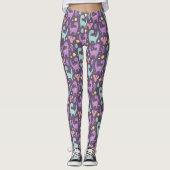 Cute Dinosaur Leggings (Voorkant)
