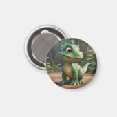 Cute Dinosaur Magneet (Voorkant / Achterkant)