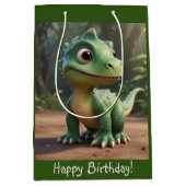 Cute Dinosaur Medium Cadeauzakje (Voorkant)