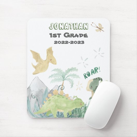 Cute Dinosaur Muismat (Met muis)