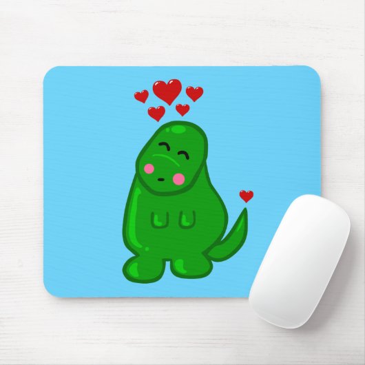 Cute Dinosaur Muismat (Met muis)