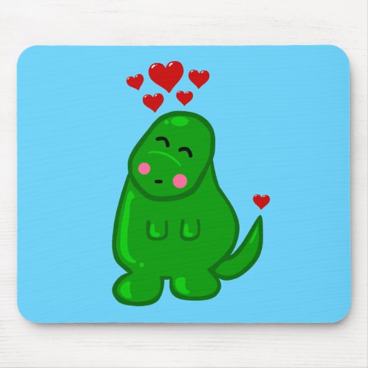 Cute Dinosaur Muismat (Voorkant)