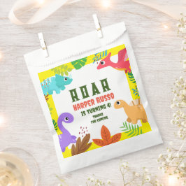 Cute Dinosaur over partijbenodigdheden van Birthda Bedankzakje