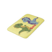 Cute Dinosaur Pair Thunder_Cove Badmat (Gekanteld)