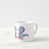 Cute Dinosaur Pair Thunder_Cove Espresso Kop (Voorkant rechts)