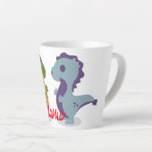 Cute Dinosaur Pair Thunder_Cove Latte Mok (Rechterhoek)