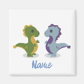 Cute Dinosaur Pair Thunder_Cove Magneet (Voorkant)