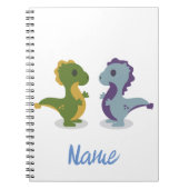 Cute Dinosaur Pair Thunder_Cove Notitieboek (Voorkant)