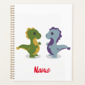 Cute Dinosaur Pair Thunder_Cove Planner (Voorkant)
