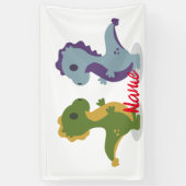 Cute Dinosaur Pair Thunder_Cove Spandoek (Verticaal)